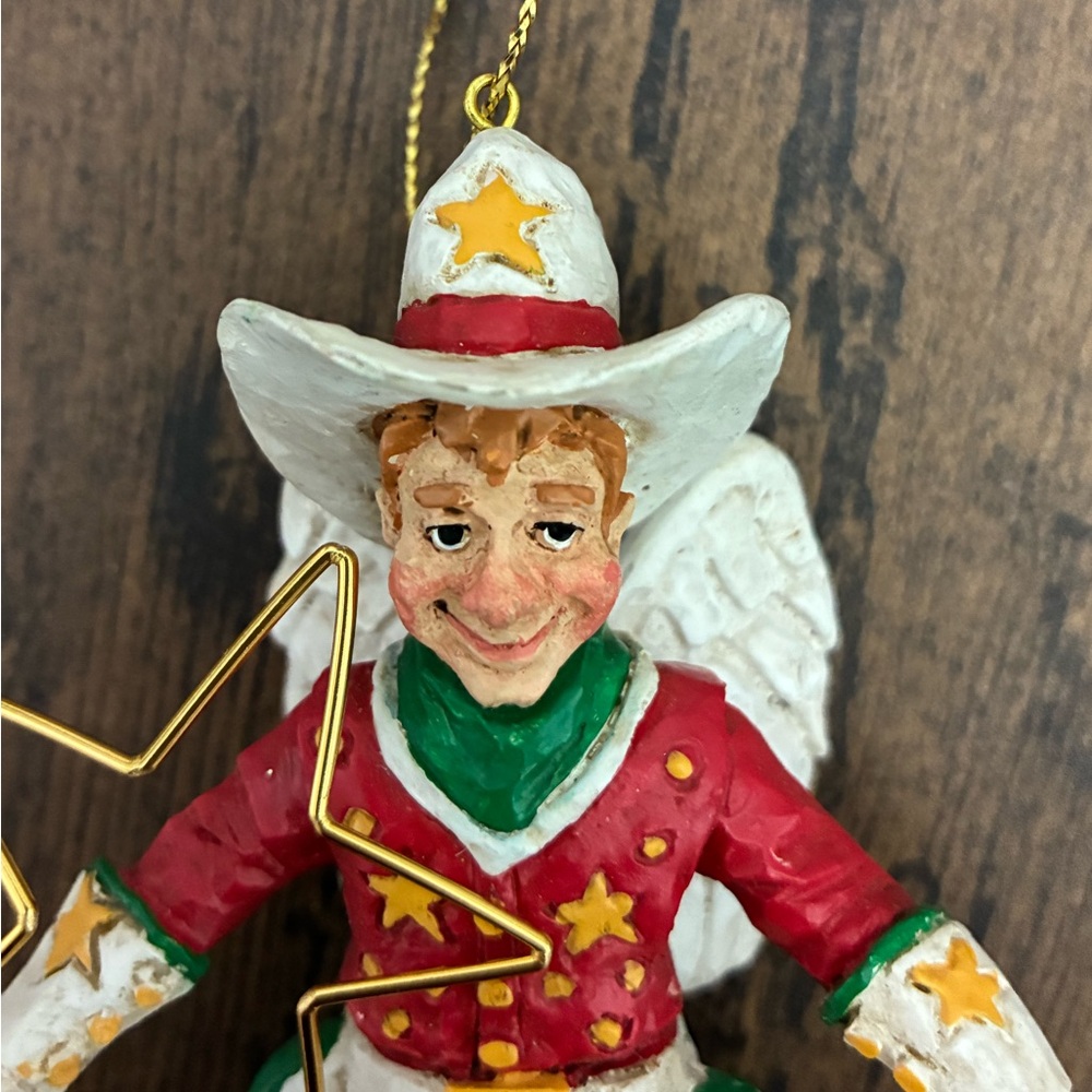 Kurt S. Adler Cowboy Angel Christmas Ornament - Picture 7 of 8